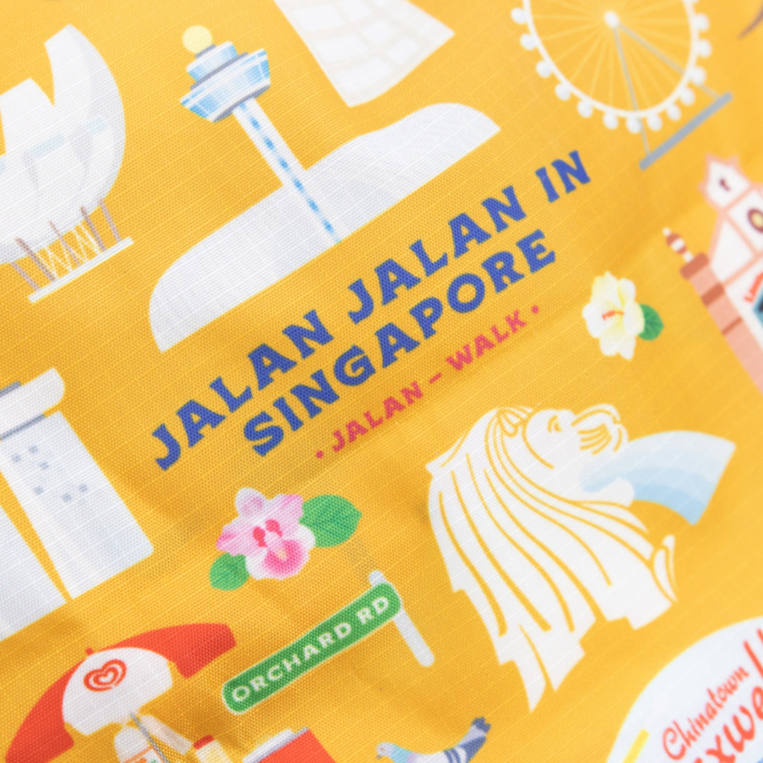 Let's Jalan in Singapore (Orange) Shopper Bag