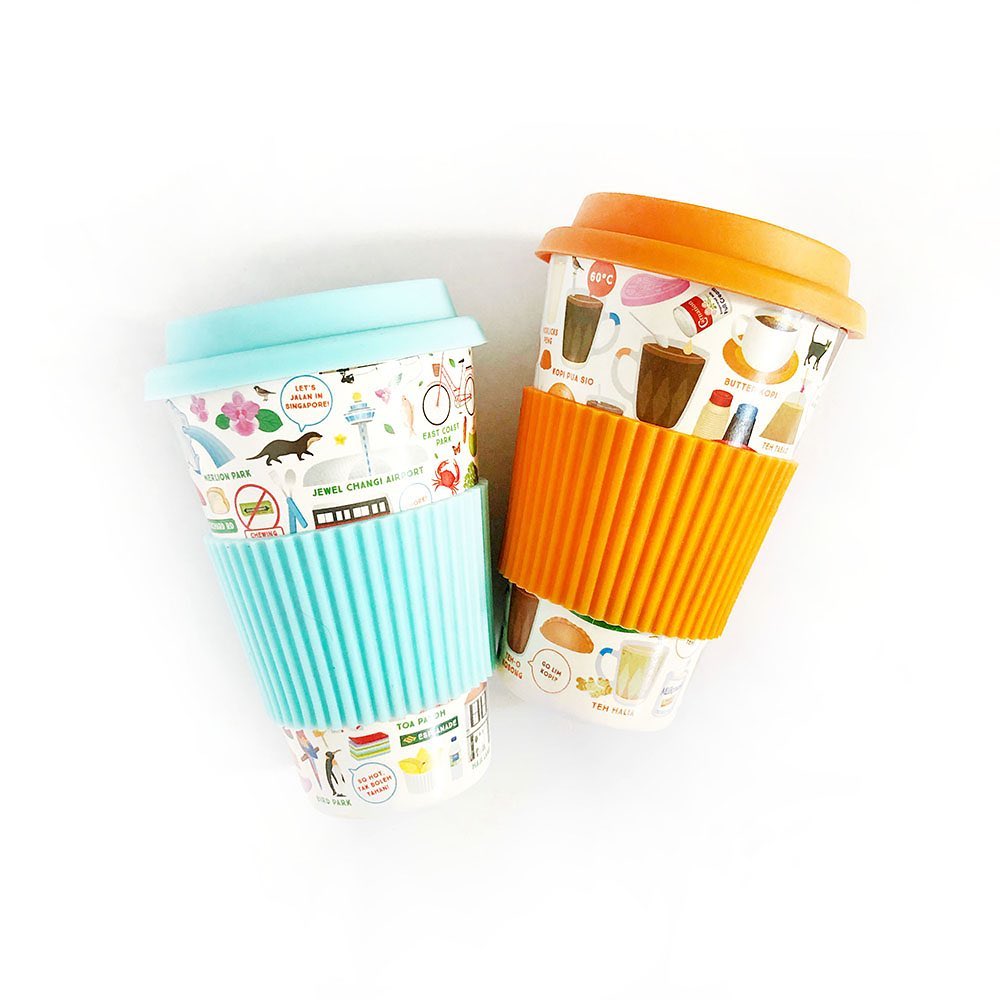 Let's Jalan in Singapore Bamboo Fibre Tumbler